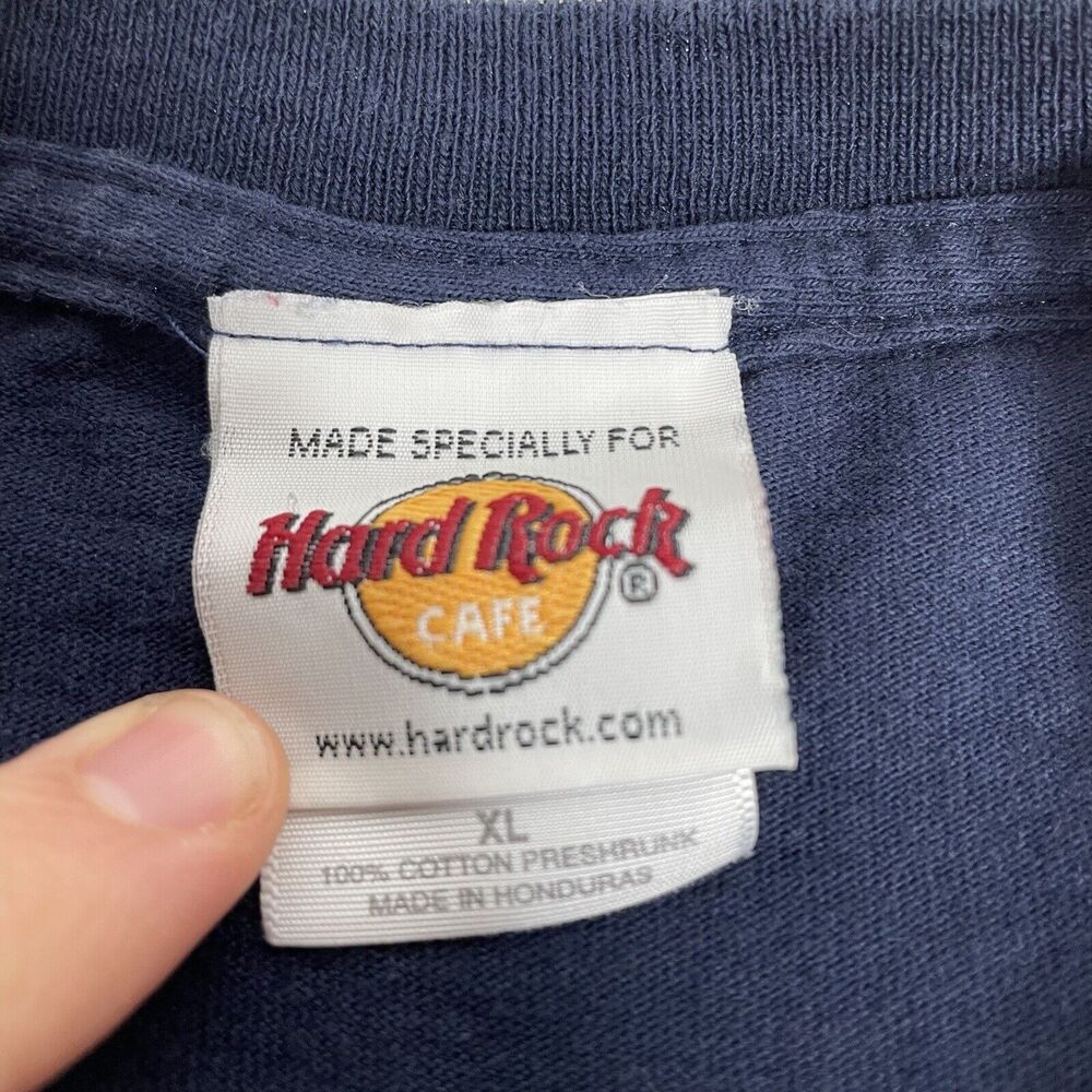 Hard Rock Cafe Chicago Graphic T-Shirt, XL, Dark Blue, Short Sleeve - Picture 5 of 9